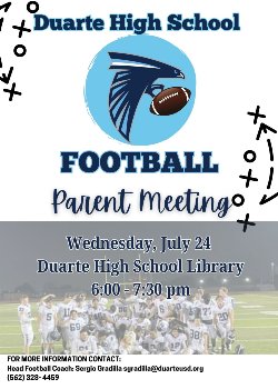 Football Parent Meeting 